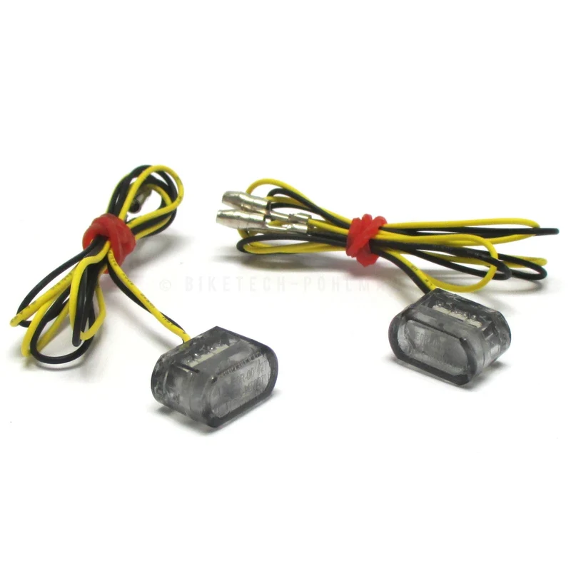 LED-Einbaublinker Paar Progress-Line Micro Heat, Getönt, E-geprüft, 12V/1W