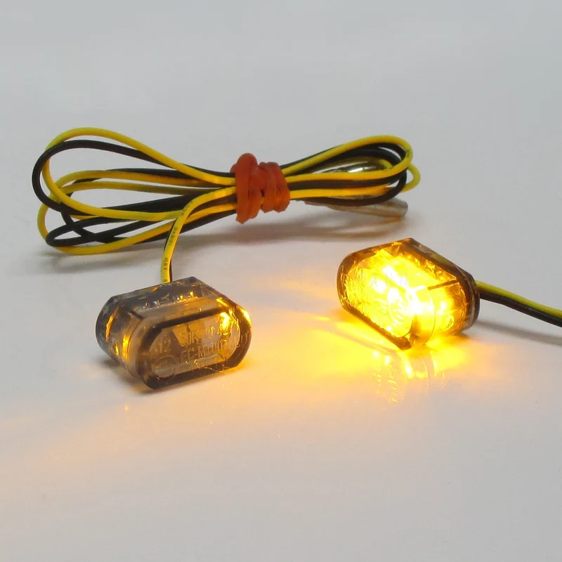 LED-Einbaublinker Paar Progress-Line Micro Heat, Getönt, E-geprüft, 12V/1W