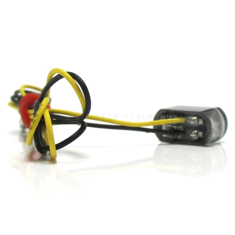 LED-Einbaublinker Paar Progress-Line Micro Heat, Getönt, E-geprüft, 12V/1W