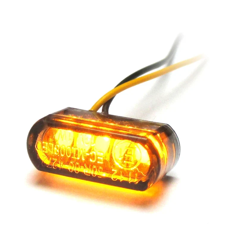 LED-Einbaublinker Paar Progress-Line Heat, Getönt, E-geprüft, 12V/1W