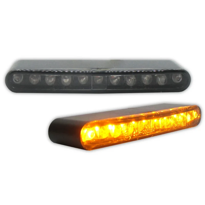 LED-Einbaublinker Paar Progress-Line Fineliner, Getönt, E-geprüft, 12V/0,5W