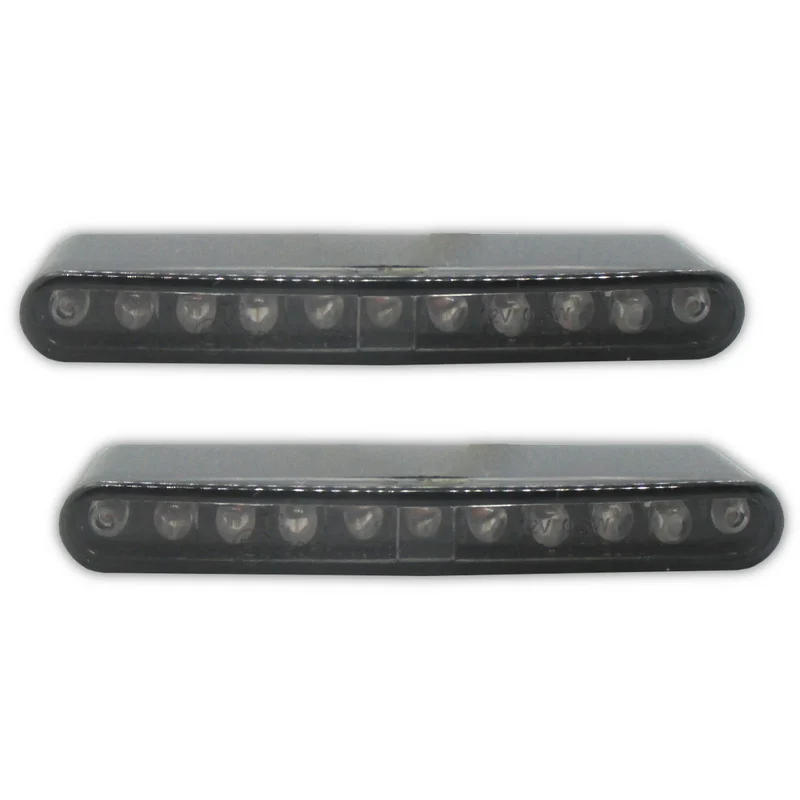 LED-Einbaublinker Paar Progress-Line Fineliner, Getönt, E-geprüft, 12V/0,5W