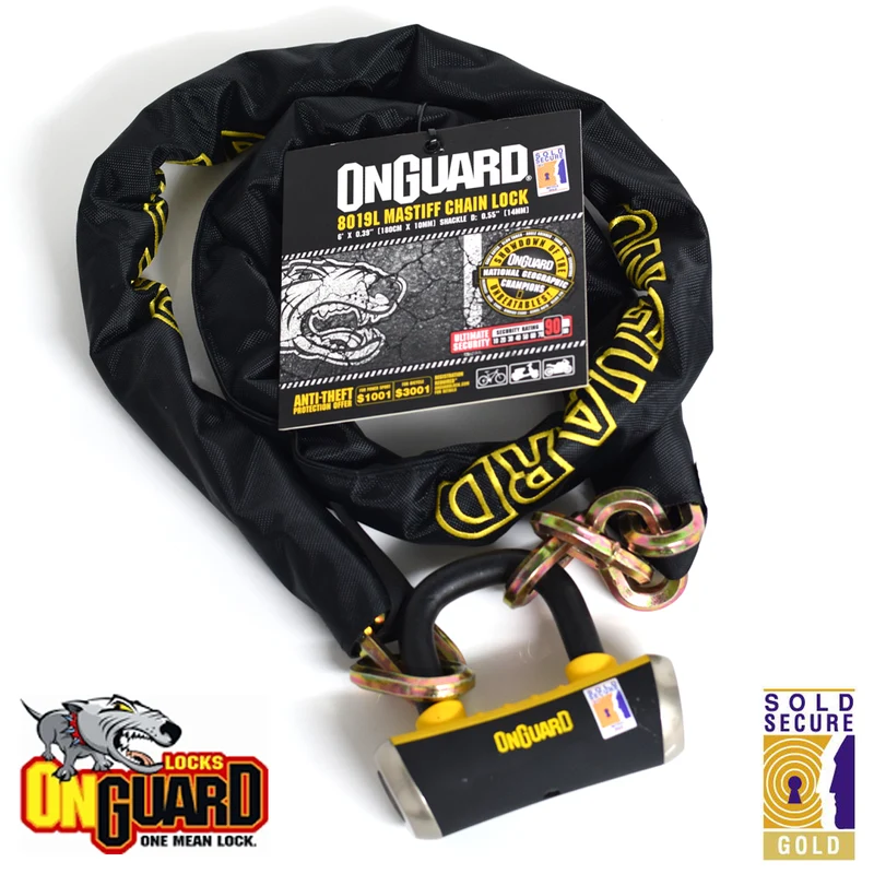 Onguard Mastiff 8019L Heavy Duty Bike Chain Lock