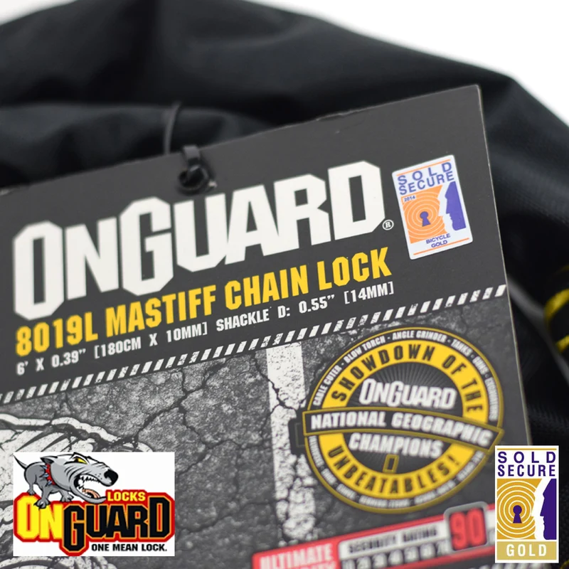 Onguard Mastiff 8019L Heavy Duty Bike Chain Lock