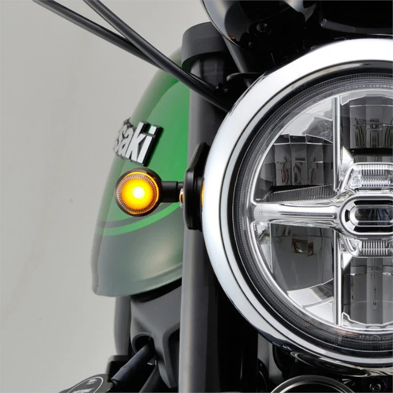 LED-Blinker Paar Daytona SOL schwarz, Getönt, M8, E-geprüft, 12V/2,1W