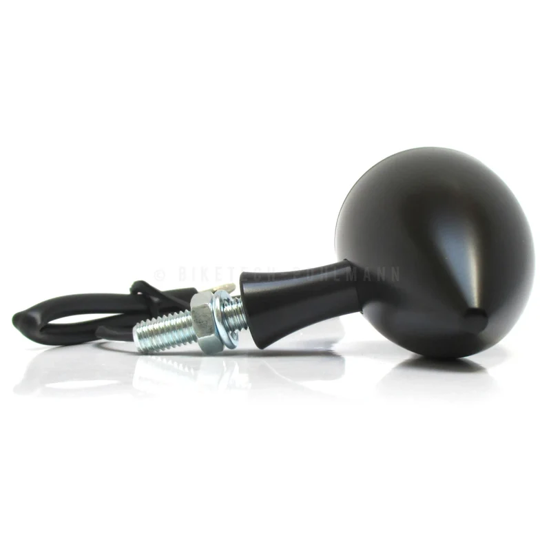 LED-Blinker Paar Highsider Rocket Bullet schwarz, Getönt, E-geprüft, 12V/2,7W