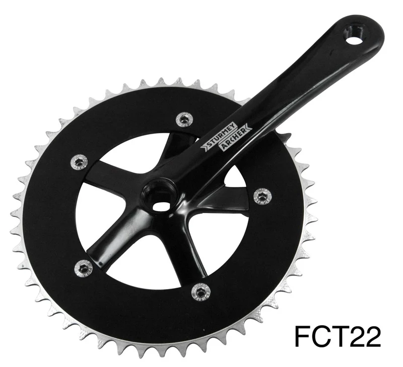 Sturmey Archer FCT22BD 130 BCD 42T 170mm Singlespeed Bike Chainset