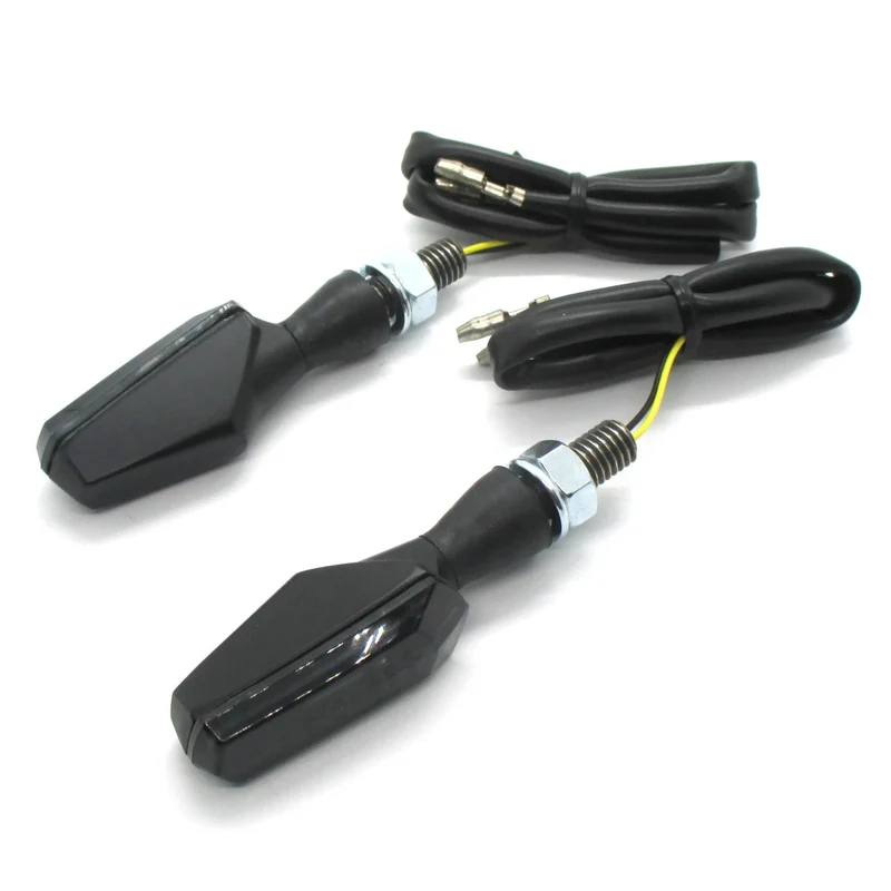 LED-Blinker Paar Progress-Line Nado schwarz, Getönt, M8, E-geprüft, 12V/7W