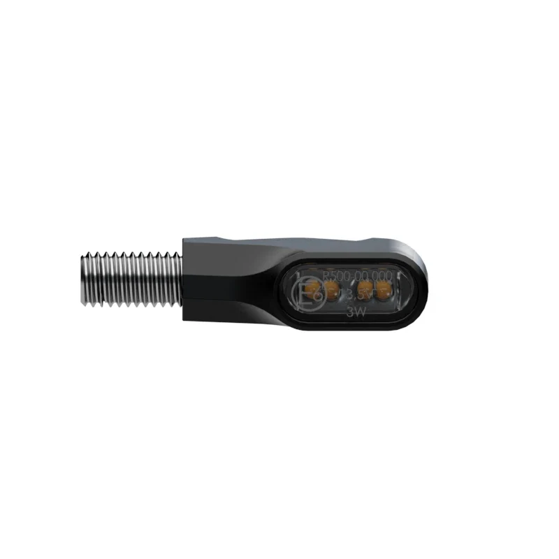 LED-Blinker Paar Highsider Ventura-X schwarz, Getönt, M8, E-geprüft, 12V/2,7W