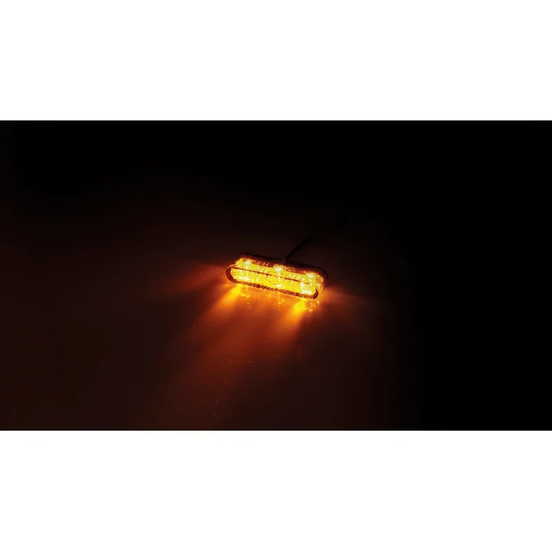 LED-Einbaublinker Paar Highsider Star-MX1 Pro, Gelb, E-geprüft, 12V/2,5W