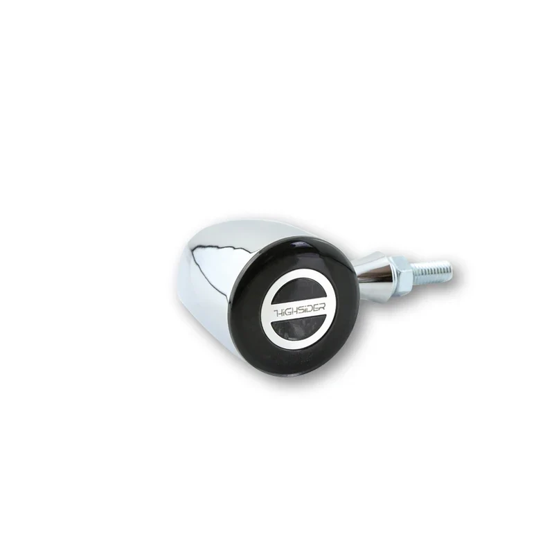 LED-Blinker Paar Highsider Rocket Classic chrom, Getönt, E-geprüft, 12V/2,7W