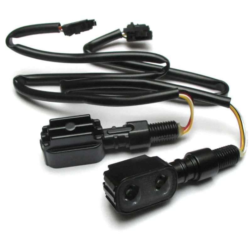 LED-Blinker mit Rück- & Bremslicht Progress-Line Fluted 3in1, Schwarz, E-geprüft