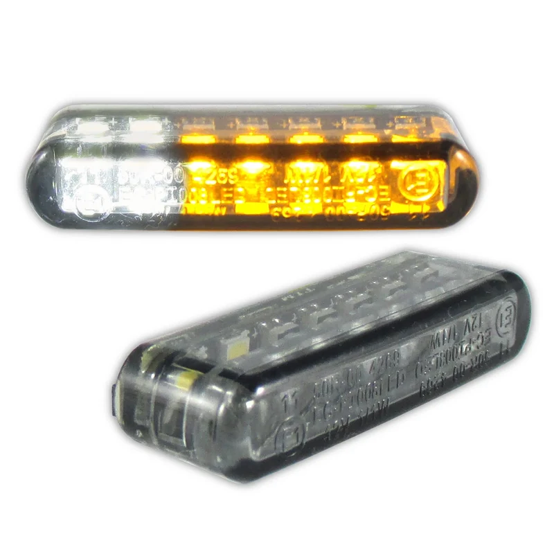 LED-Einbaublinker mit Positionslicht Progress-Line Streak 2in1, E-geprüft