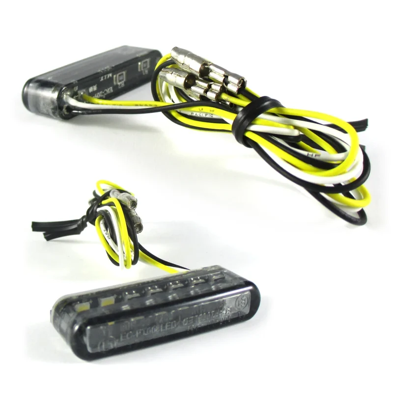 LED-Einbaublinker mit Positionslicht Progress-Line Streak 2in1, E-geprüft
