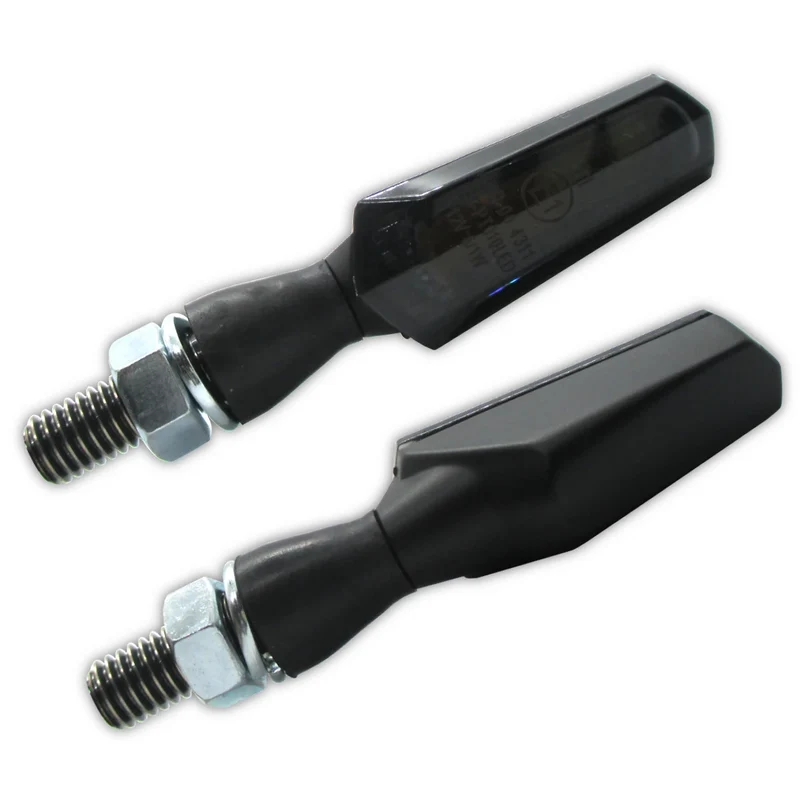LED-Blinker mit Positionslicht Progress-Line Nado 2in1 schwarz, E-geprüft