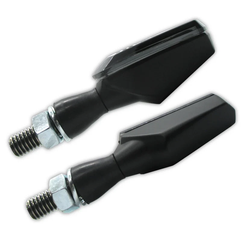 LED-Blinker mit Positionslicht Progress-Line Nado 2in1 schwarz, E-geprüft
