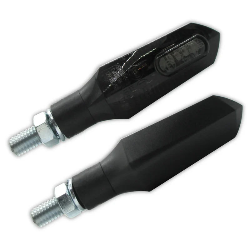 LED-Blinker mit Positionslicht Progress-Line Force 2in1 schwarz, E-geprüft