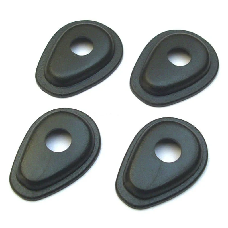 Blinker Adapterplatten Progress-Line Yamaha M8, Schwarz, ABS, 40x31 mm
