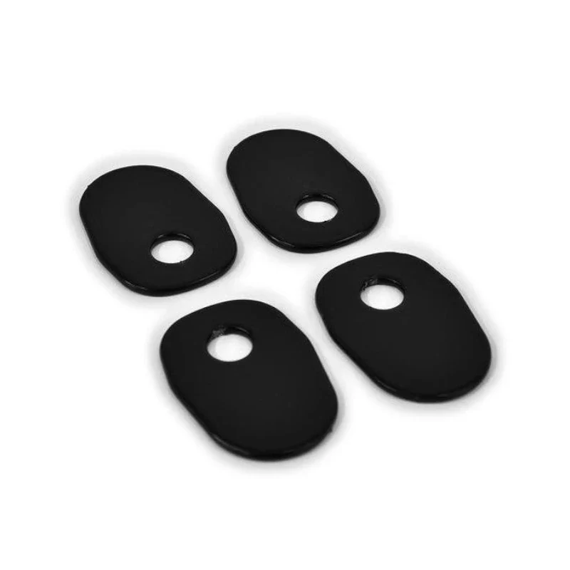 Blinker Adapterplatten Progress-Line Suzuki M8, Schwarz, Alu, 41x28 mm