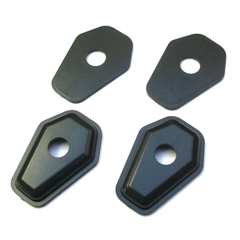 Blinker Adapterplatten Progress-Line Suzuki M10, Schwarz, ABS, 48x34 mm