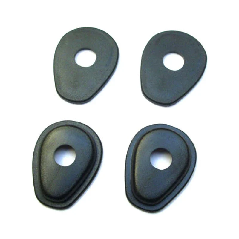 Blinker Adapterplatten Progress-Line Suzuki M10, Schwarz, ABS, 40x31 mm