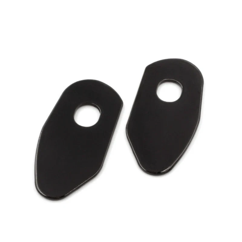 Blinker Adapterplatten Progress-Line M8, Schwarz, Alu