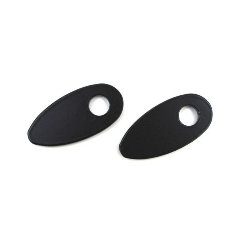Blinker Adapterplatten Progress-Line M8, Schwarz, Alu, 45x22 mm