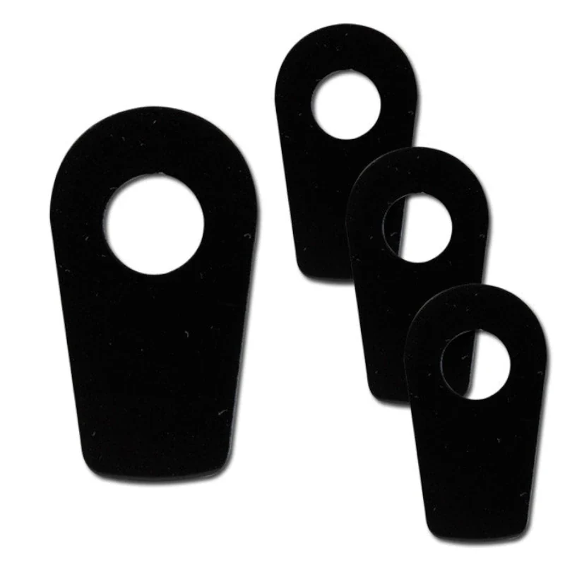 Blinker Adapterplatten Progress-Line M10, Schwarz, Alu, 39,5x22 mm