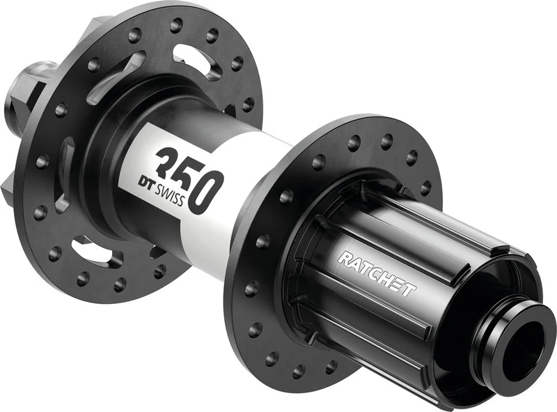DT Swiss HR-Nabe 350 MTB DB 150/12mm TA, IS 6-bolt, 32L, Shim. Light