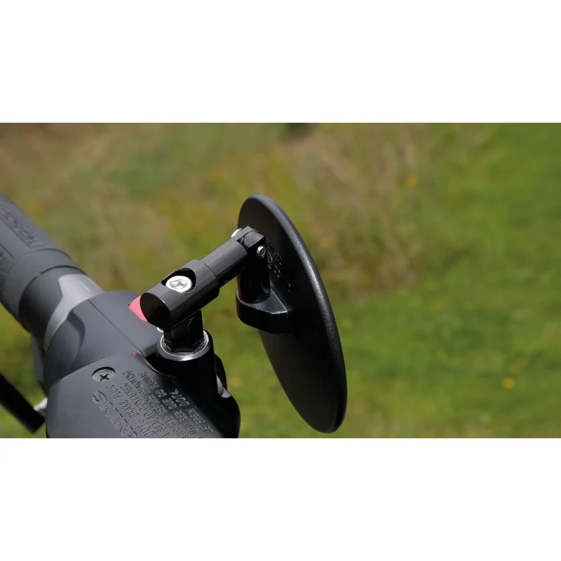Anbaukit für Lenkerspiegel Highsider Smart, M10 x 1,25 mm Rechtsgewinde, Schwarz