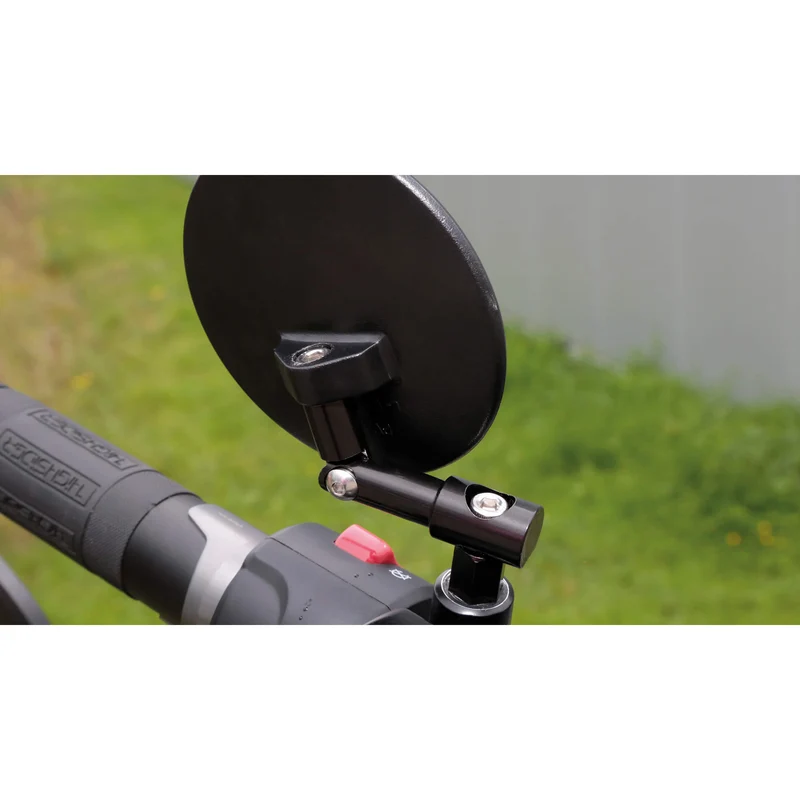 Anbaukit für Lenkerspiegel Highsider Smart, M10 x 1,25 mm Rechtsgewinde, Schwarz