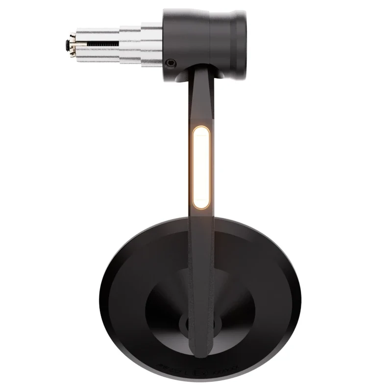 Lenkerendenspiegel mit LED-Blinker Highsider Pro Montana-Rim schwarz, E-geprüft