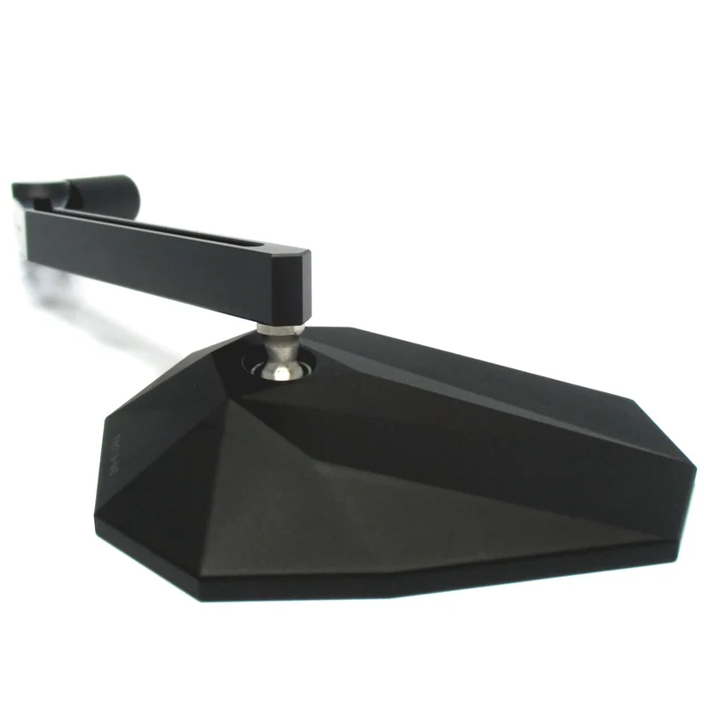 Lenkerspiegel Paar Highsider Stealth-X1 schwarz, ABS & Alu, E-geprüft, M10x1.25
