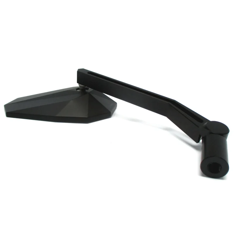 Lenkerspiegel Paar Highsider Stealth-X1 schwarz, ABS & Alu, E-geprüft, M10x1.25
