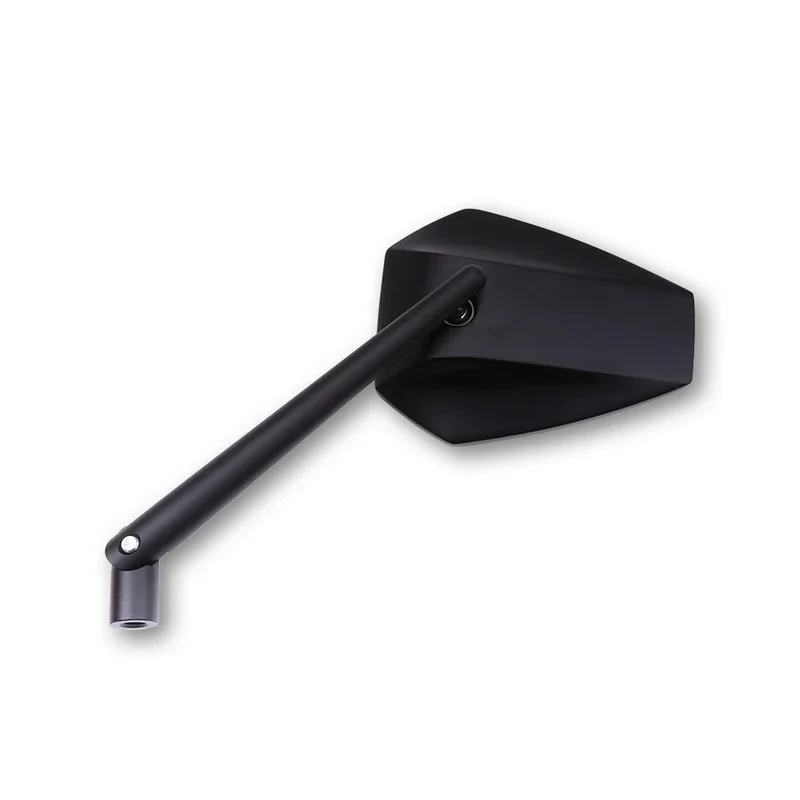 Lenkerspiegel Highsider Surface schwarz, Aluminium, E-geprüft, M10x1.25