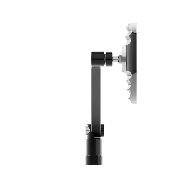 Lenkerspiegel Paar Highsider Wave, Aluminium, E-geprüft, M10x1.25
