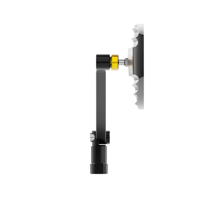 Lenkerspiegel Paar Highsider Wave, Aluminium, E-geprüft, M10x1.25