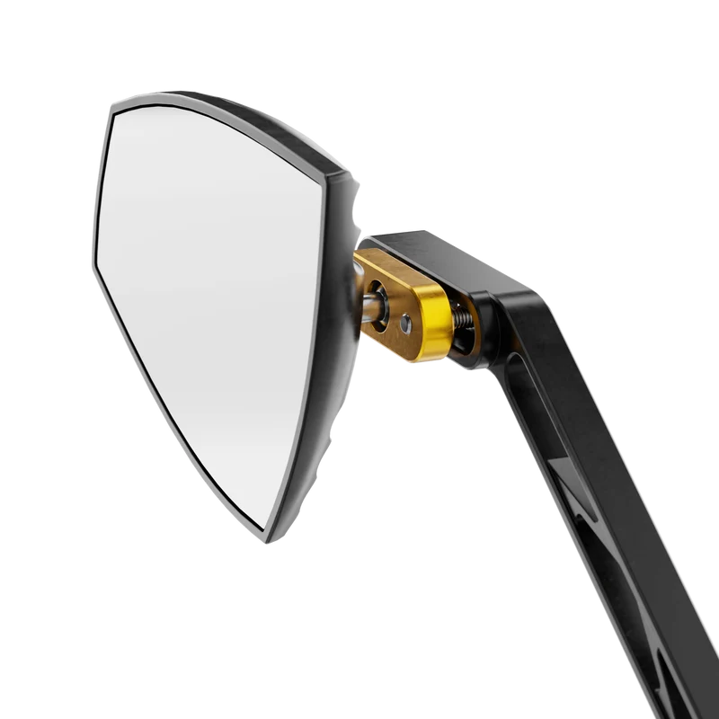 Lenkerspiegel Paar Highsider Wave, Aluminium, E-geprüft, M10x1.25
