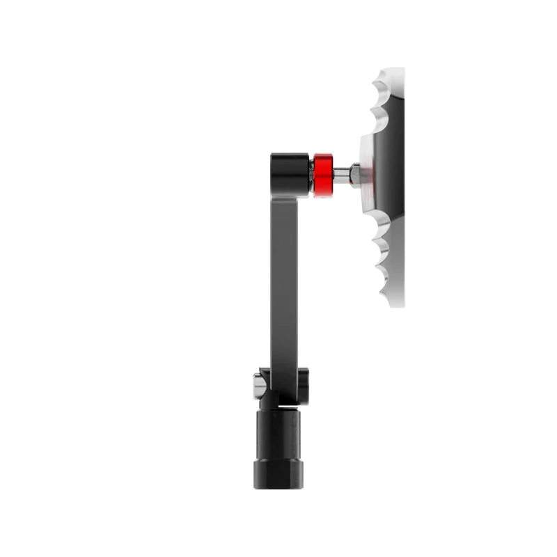 Lenkerspiegel Paar Highsider Wave, Aluminium, E-geprüft, M10x1.25