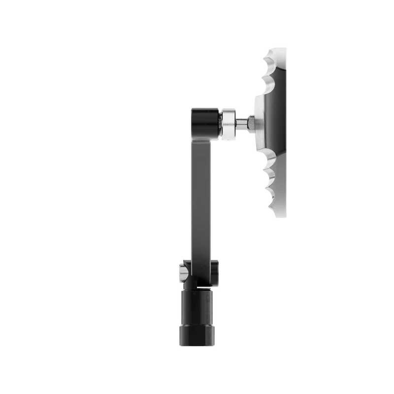 Lenkerspiegel Paar Highsider Wave, Aluminium, E-geprüft, M10x1.25