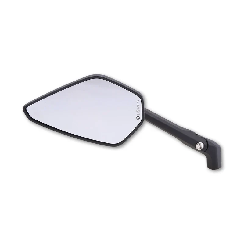 Lenkerspiegel Paar Highsider Columbia 2 schwarz, Aluminium, E-geprüft, M10x1.25