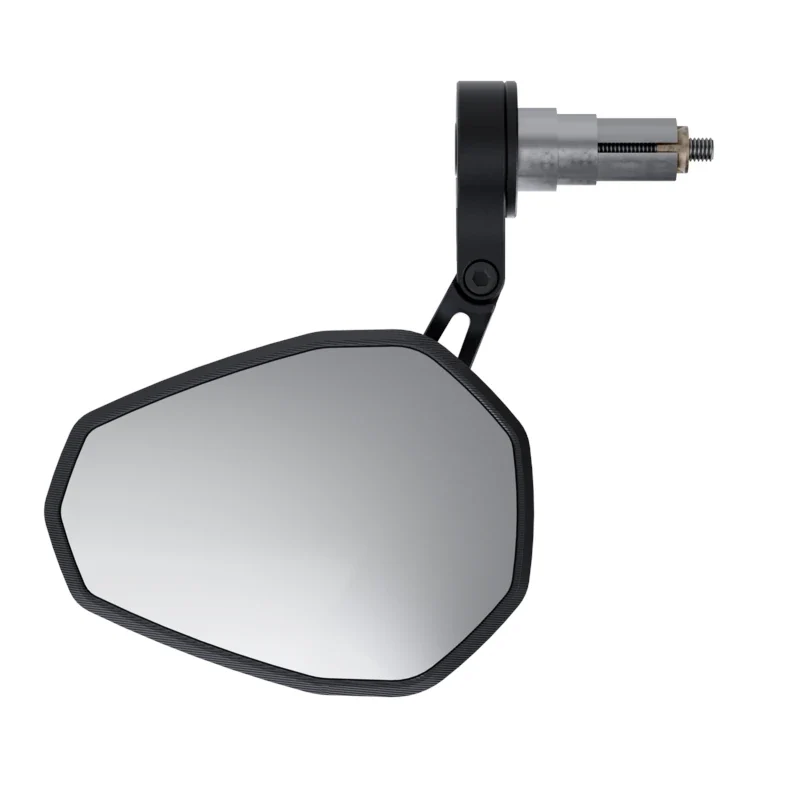 Lenkerendenspiegel Highsider Pro Ventura-RS, Kurz, Schwarz, Ø 12-22 mm