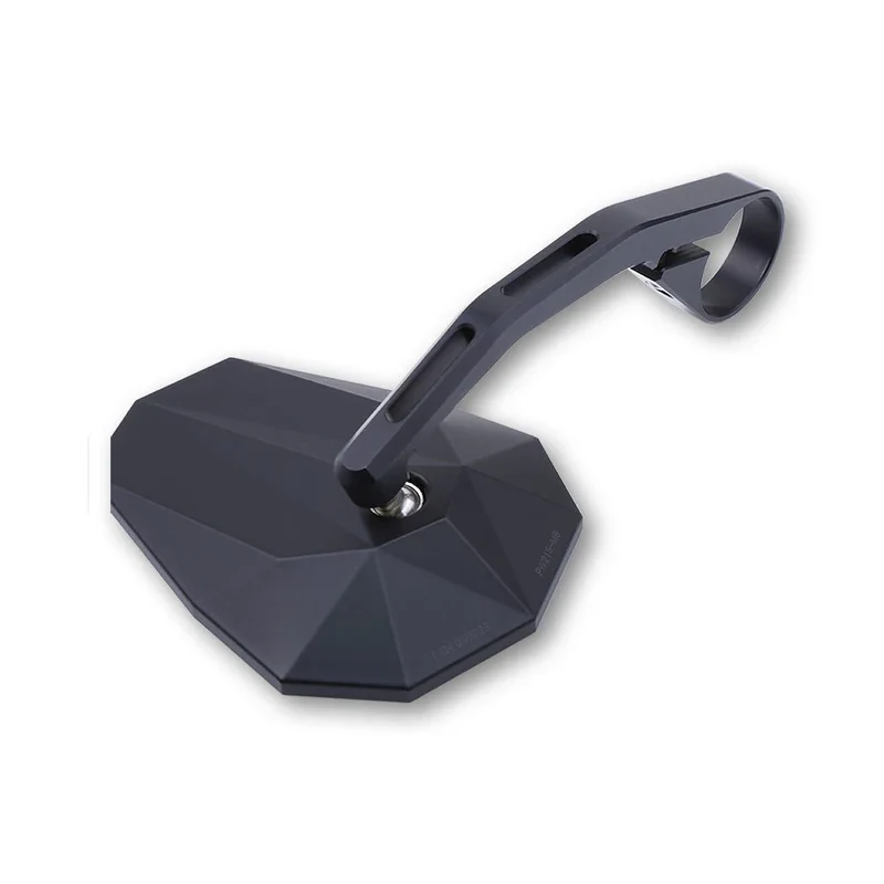 Lenkerendenspiegel Highsider Pro Stealth-X6, Schwarz, E-geprüft, Ø 22-30 mm