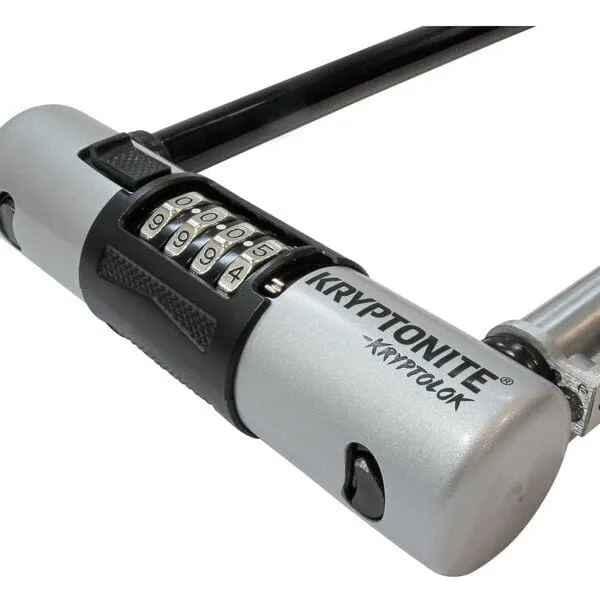 Kryptonite Kryptolok Combo With Bracket Bike D-Lock Sold Secure Gold