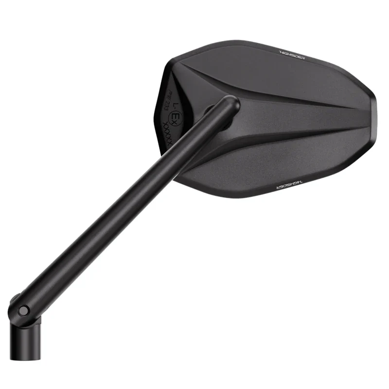 Lenkerspiegel Highsider Victory-Blast schwarz, Aluminium, E-geprüft, M10x1.25