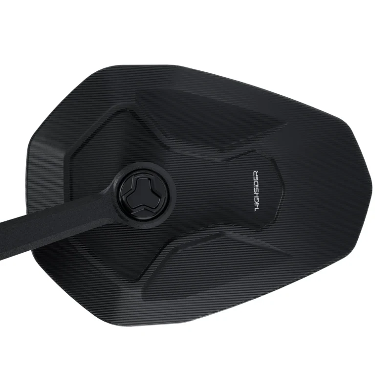 Lenkerspiegel Paar Highsider Ventura-RS schwarz, Aluminium, E-geprüft, M10x1.25