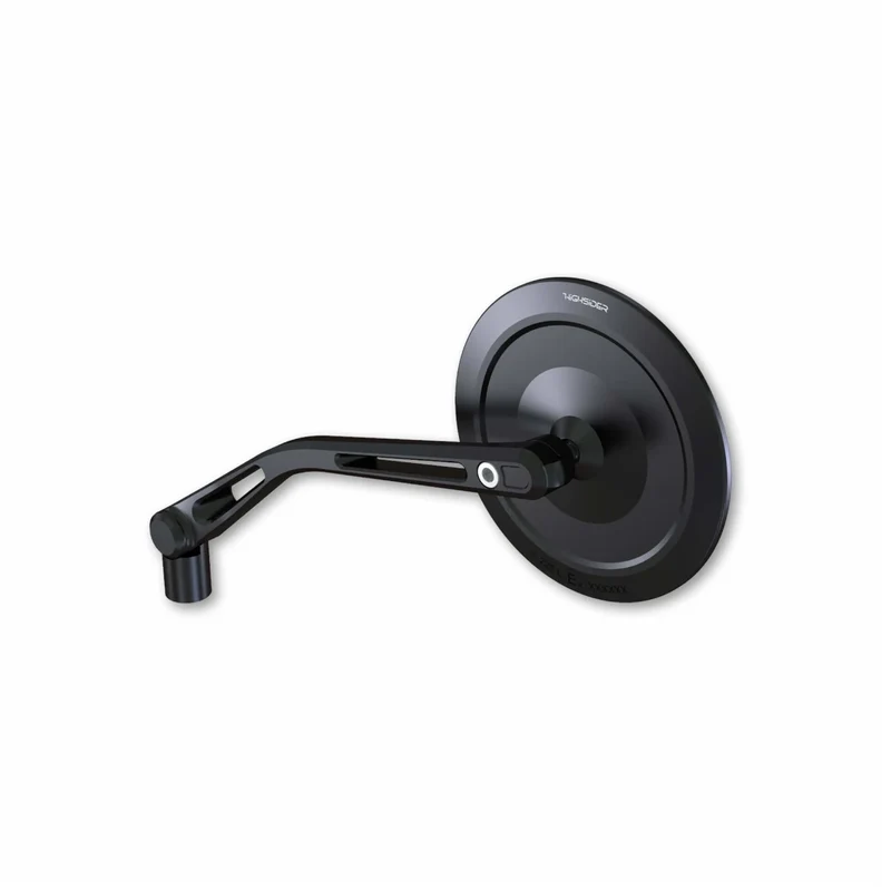 Lenkerspiegel Paar Highsider Montana-Slim schwarz, Alu, E-geprüft, M10x1.25