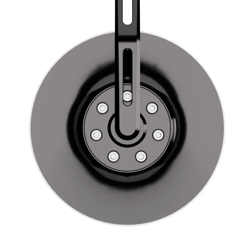 Lenkerendenspiegel Highsider Pro Conero-Evo, Alu schwarz, E-geprüft, Ø 12-22 mm
