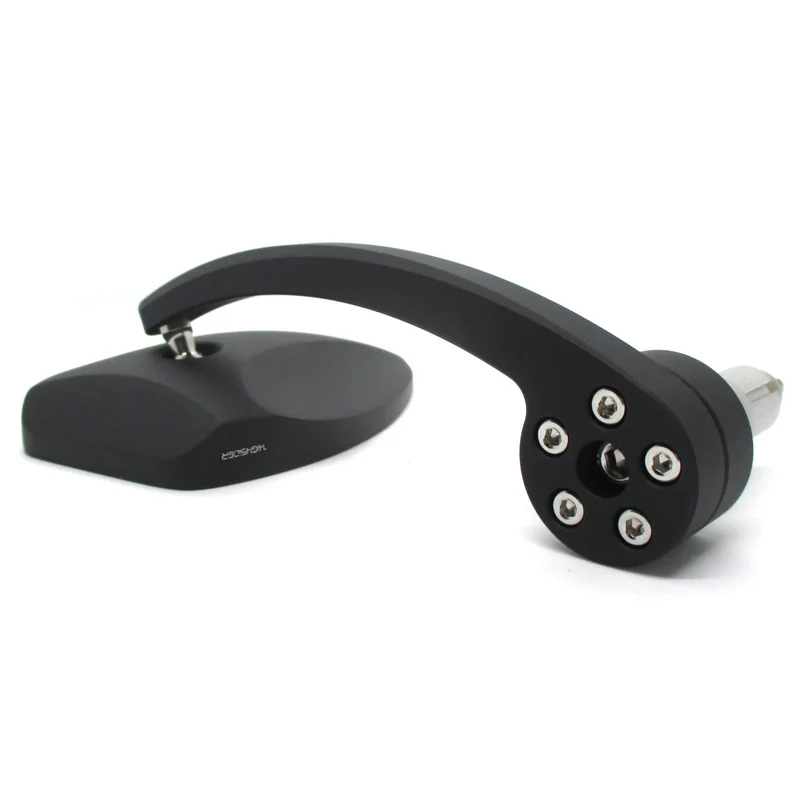 Lenkerendenspiegel Highsider Pro Ferrara 2 Evo, Schwarz, E-geprüft, Ø 12-22 mm