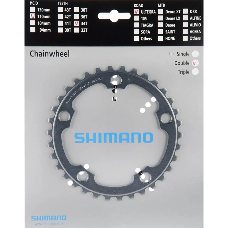 Shimano Kettenblatt 34Z.Ult6750 Silber